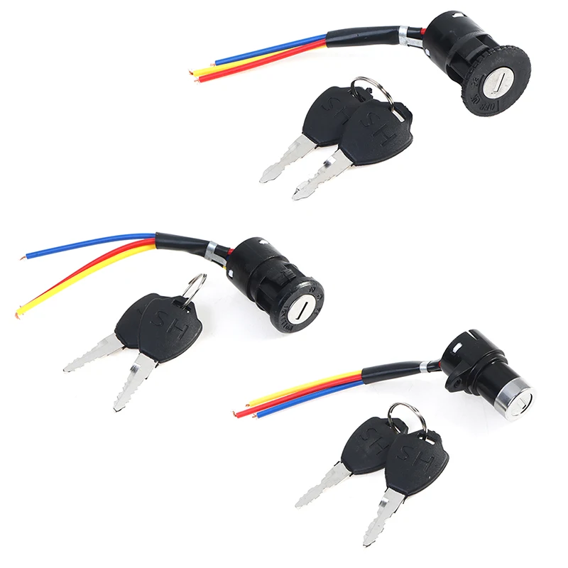 Universal Electric Bicycle Ignition Switch Key Power Lock