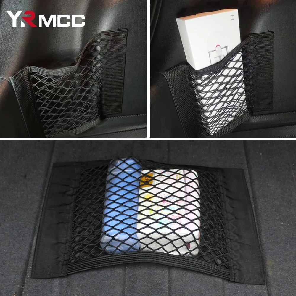 Universal Car Mesh Trunk Organizer Elastic Storage Net - Image 4