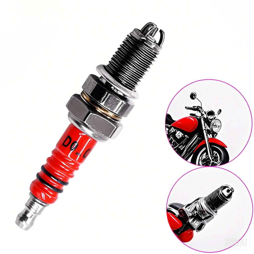 Triple Electrode Spark Plug A7TC D8TC for GY6 CG 50-150CC