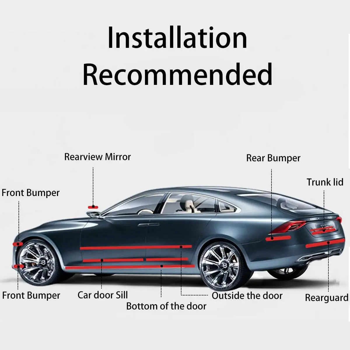 Nano Carbon Fiber 3D Tape Waterproof Car Mirror Protector 10m - Image 6