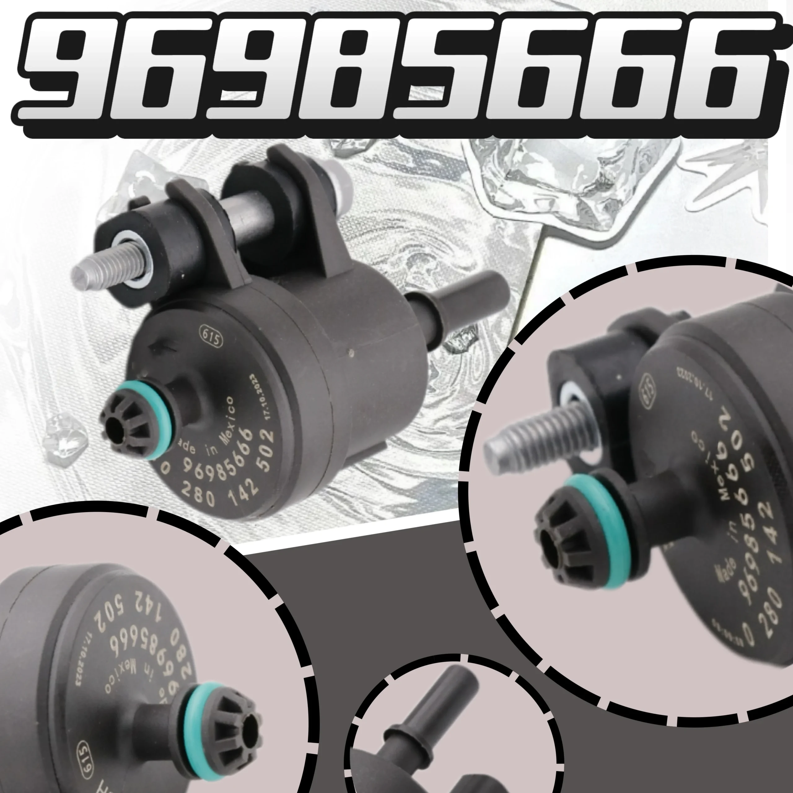 Chevrolet Spark 2013-2015 Vapor Canister Purge Valve 96985666 - Image 4