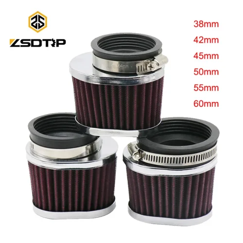ZSDTRP Universal High Performance Motorcycle Air Filter 38-60mm