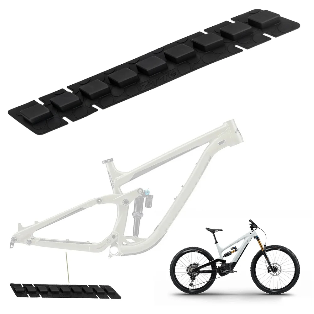 Silicone Bicycle Chainstay Protector Pad for MTB Road Bikes - Image 3