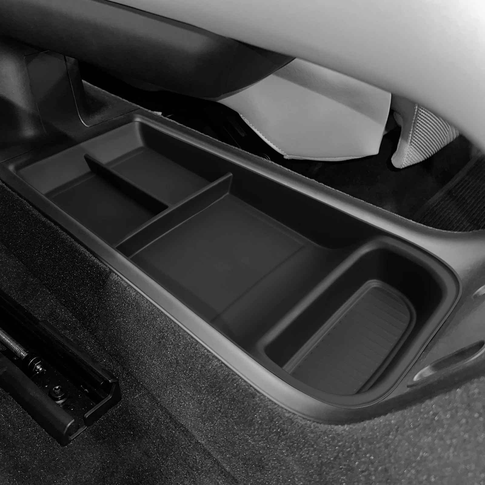 Polestar 4 Central Console Storage Organizer TPE Black - Image 5