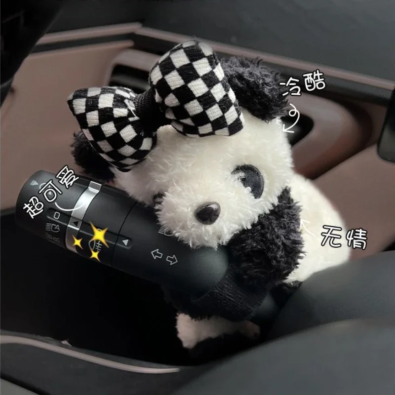 Cotton Panda Gear Shift Knob Cover Car Dashboard Ornament - Image 4