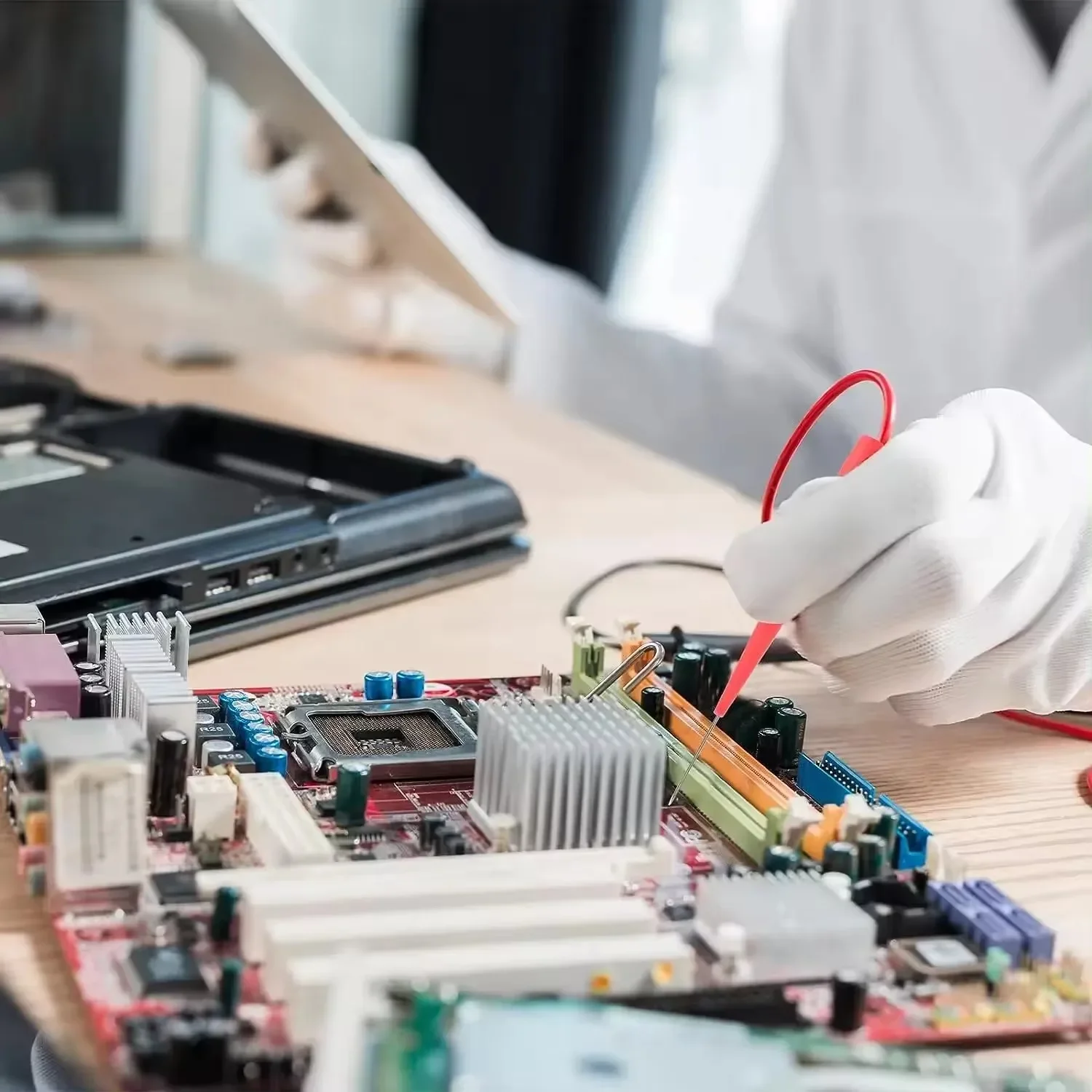 30V Multimeter Test Lead Probes Kit with Nickel Plated Brass - Image 4