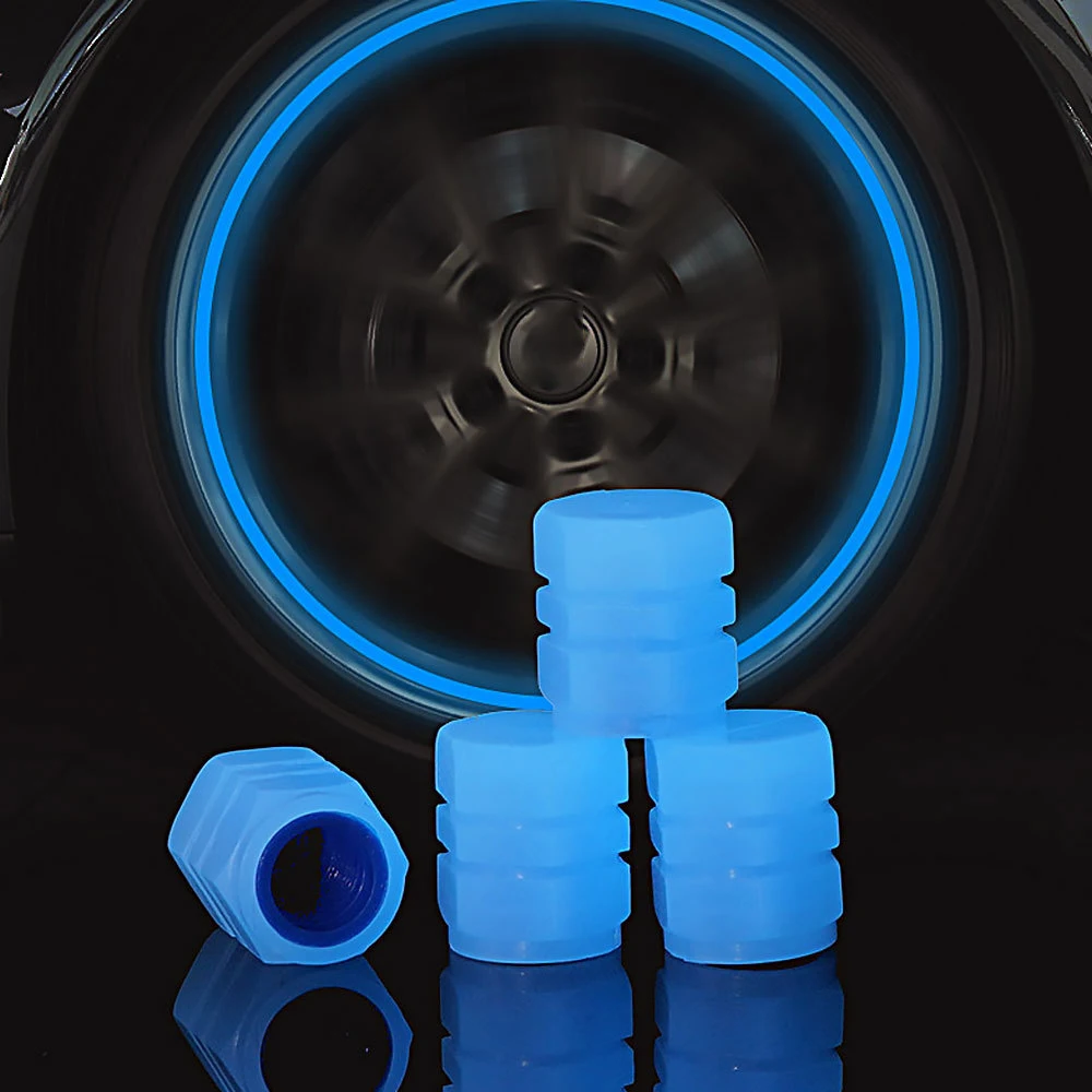 Luminous ABS Tire Valve Caps for Universal Car Models - Image 3