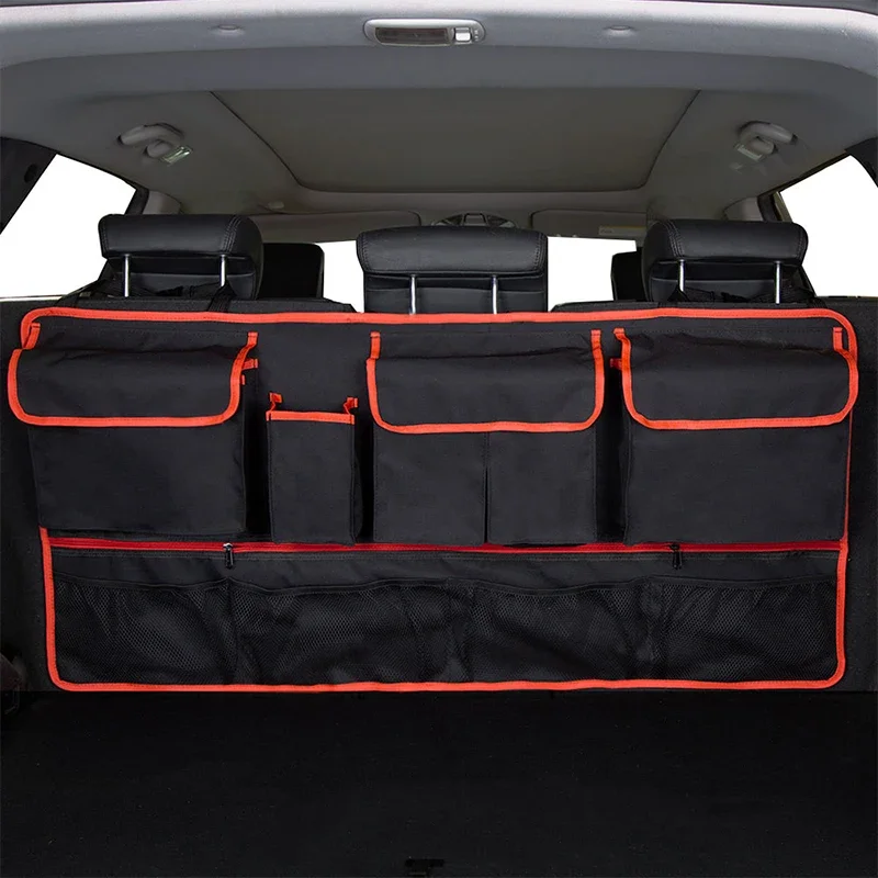 Large Capacity Oxford Car Trunk Organizer Adjustable Storage - Image 8