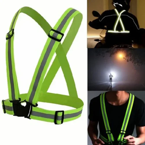 Lightweight Waterproof Reflective Safety Vest for Night Running