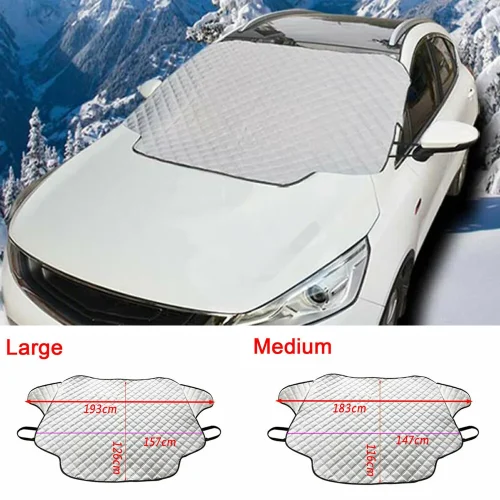 Winter Car Windshield Cover 4-Layer Anti-Snow Frost Shield