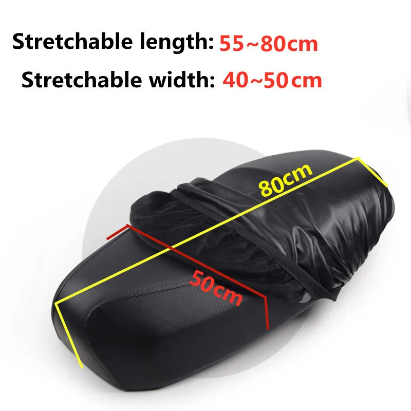Waterproof PU Leather Motorcycle Seat Cover Anti Scratch Protector - Image 5