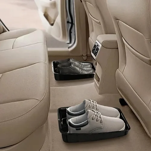 Durable Multifunctional Car Shoe Storage Tray Under Seat Organizer