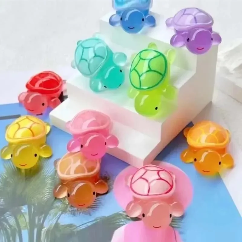 50 Pcs Mini Luminous Turtle Resin Ornaments for Home Decor - Image 5