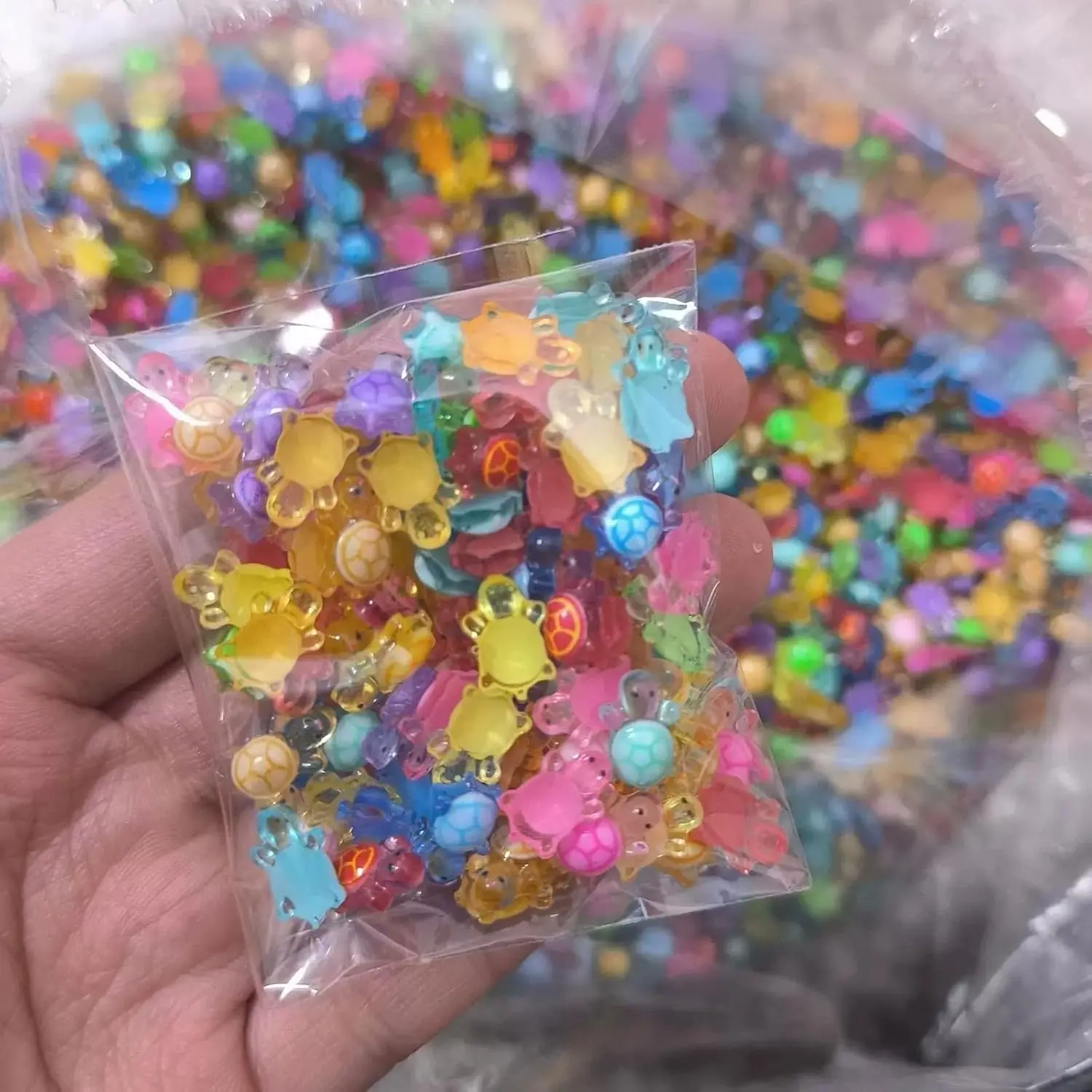 Mini Luminous Turtle Ornaments Resin Micro Landscape Decor - Image 3