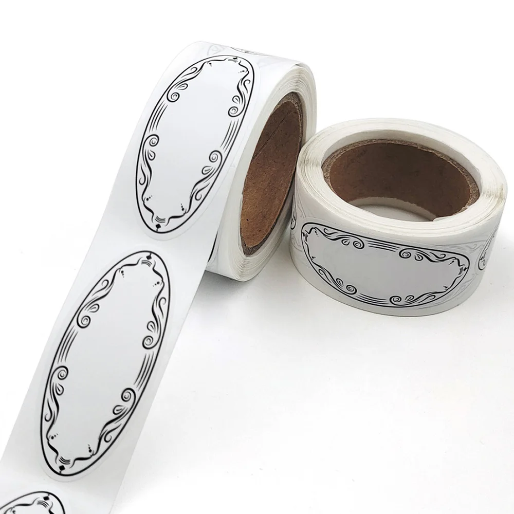 150Pcs Food Safe Fridge Organizer Stickers 1x2.25in Oval - Image 4