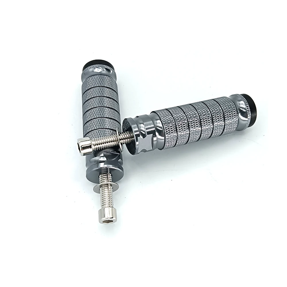 CNC Aluminium Motorcycle Rear Foot Rest Pegs M8 Universal - Image 4