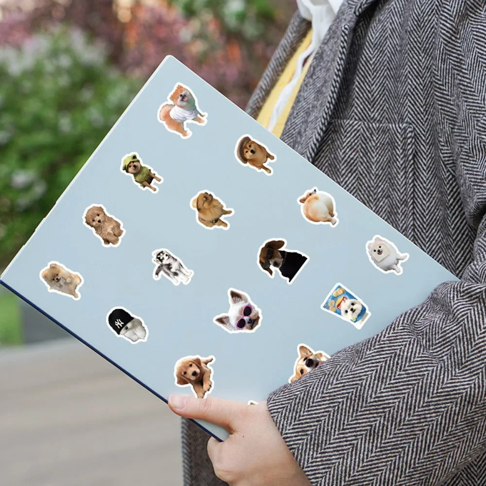 Funny Dog Stickers Cute Decals for Luggage Laptop Phone - Image 6