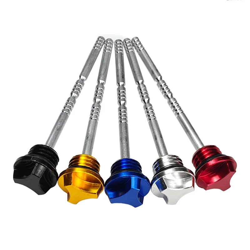 CNC Machined Aluminum Motorcycle Oil Dipstick Cap Plug - Image 2