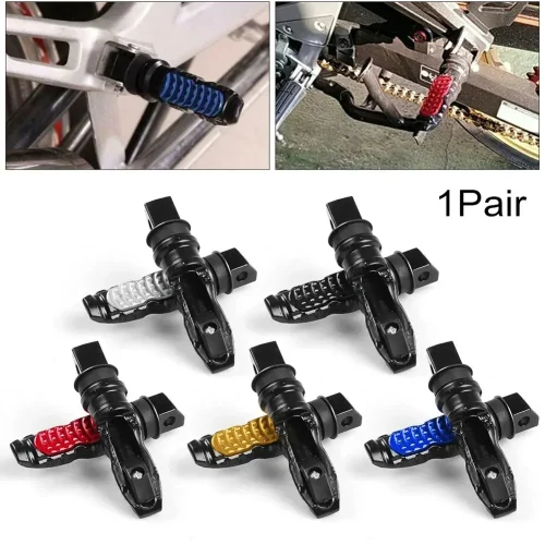 Universal Aluminum Motorcycle Rear Passenger Foot Pegs