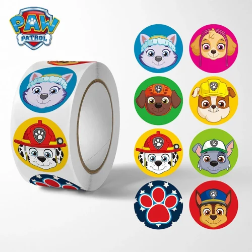 500PCS Paw Patrol Cartoon Stickers for Kids School Supplies