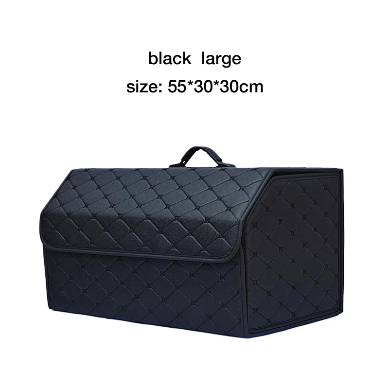 Large Capacity PU Leather Car Trunk Organizer Storage Bag - Image 13