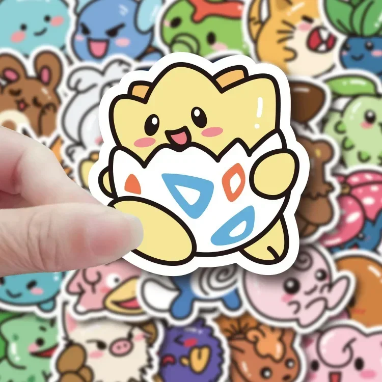 50PCS Waterproof Kawaii Anime Pokemon Stickers for DIY - Image 3