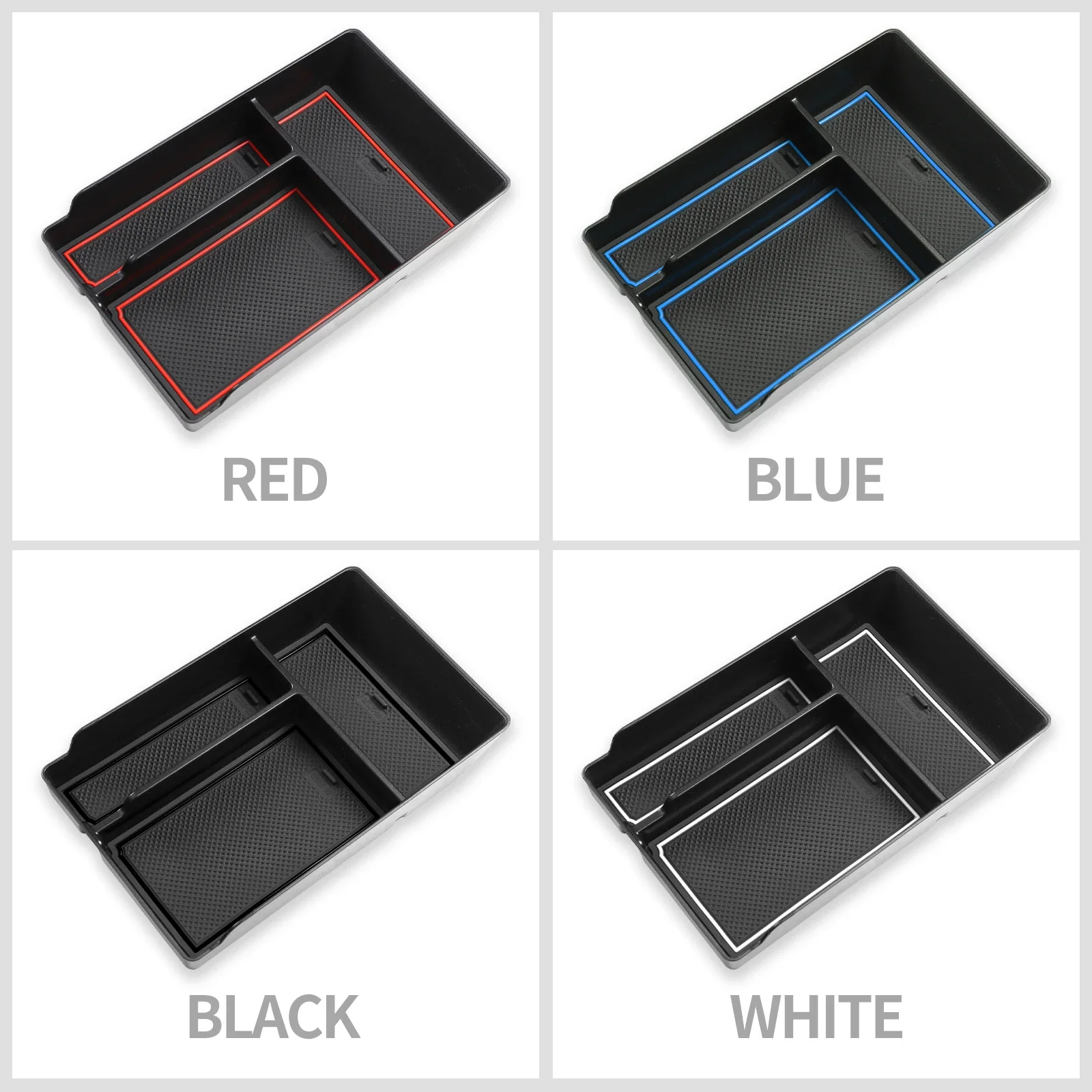 Hyundai IONIQ 5 Armrest Storage Box ABS PVC Organizer - Image 3