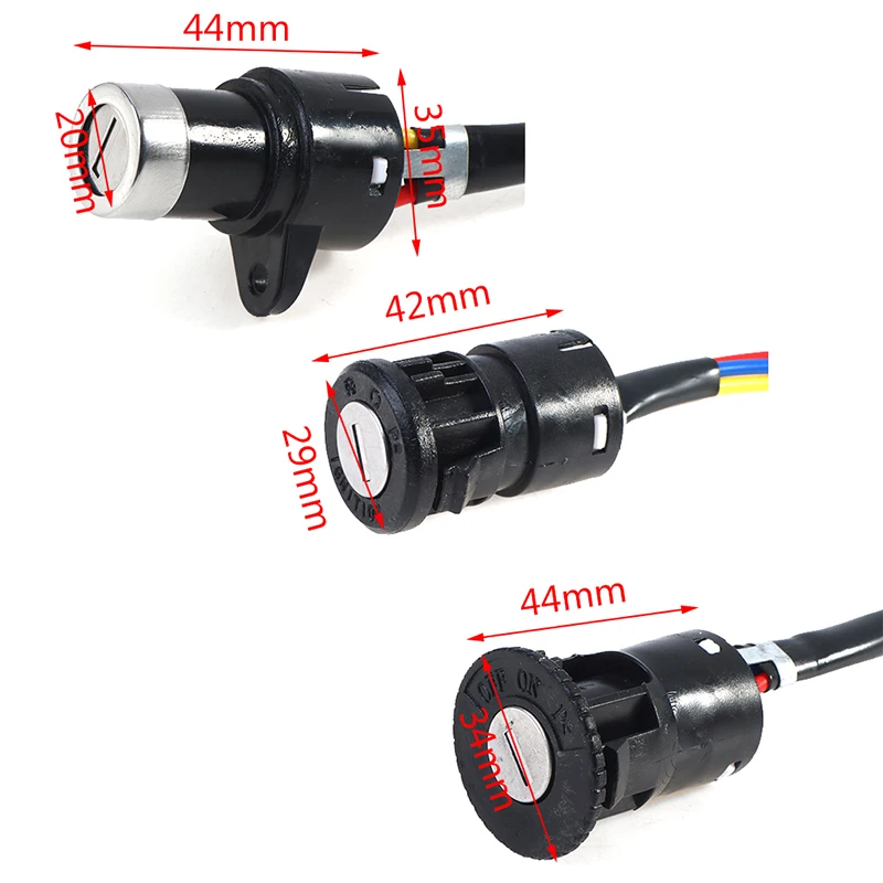 Universal Electric Bicycle Ignition Switch Key Power Lock - Image 5