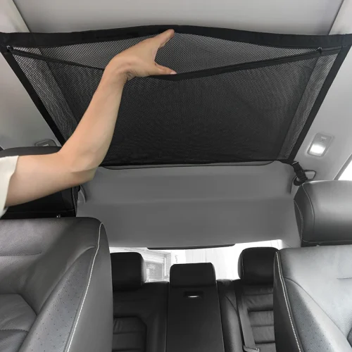 Car Ceiling Storage Net Breathable Mesh Cargo Organizer