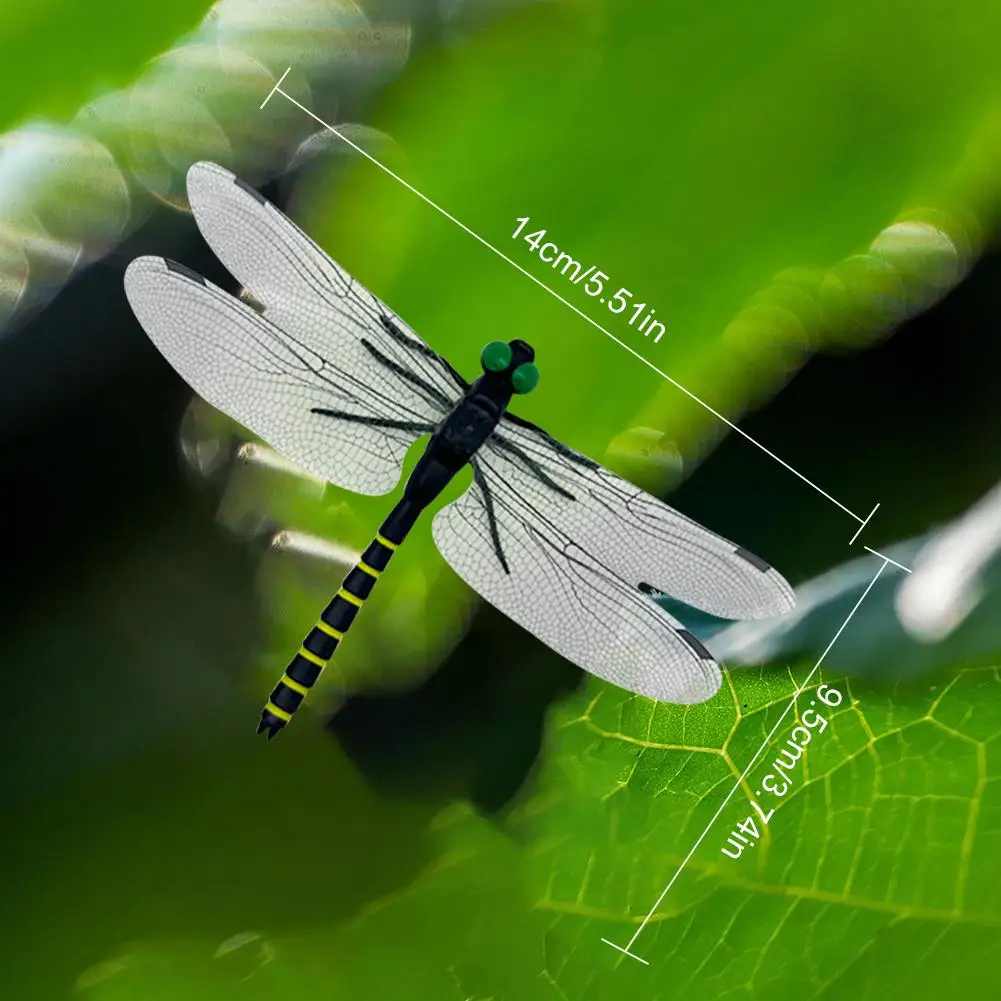 PVC Dragonfly Mosquito Repellent Ornament for Outdoor Use - Image 4