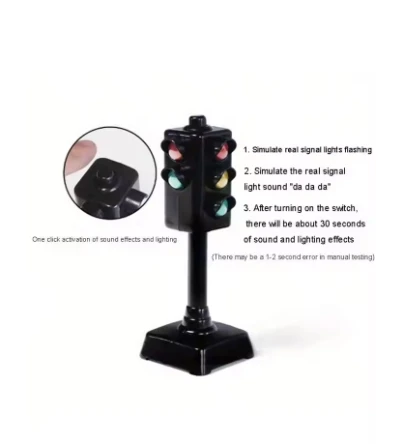 Traffic Light Toy Simulation Lamp Plastic Safety Ornament - Image 6