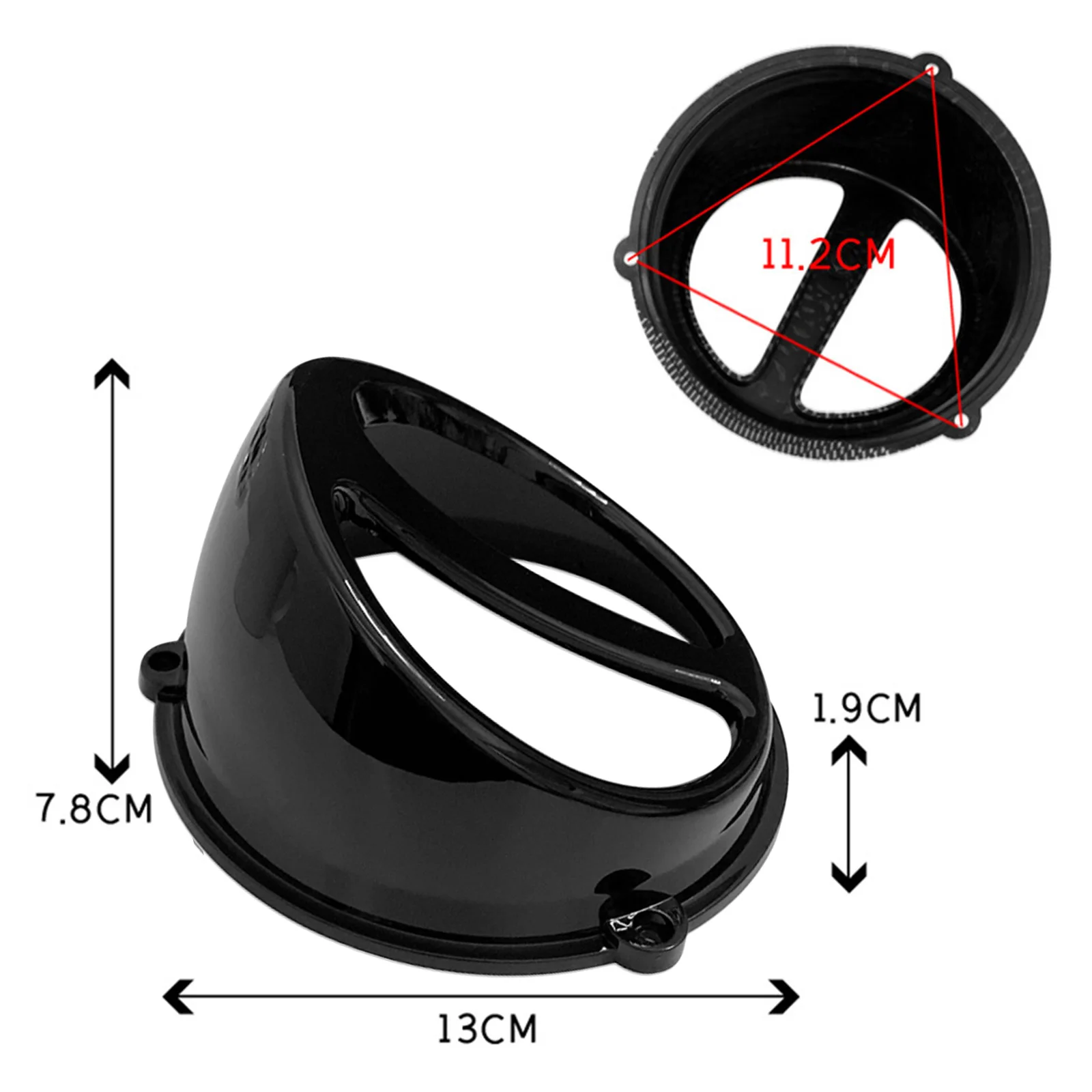 Motorcycle Fan Cover Air Scoop for Jog50 90 Dio ZX Gy6 - Image 3