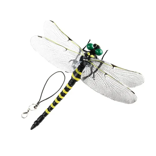 Realistic 12cm PVC Dragonfly Model Garden Ornament