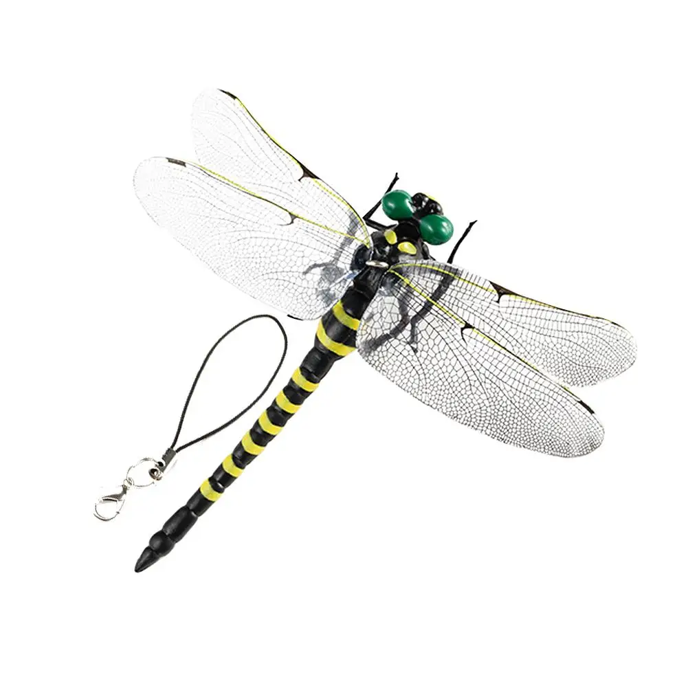 Realistic 12cm PVC Dragonfly Model Garden Ornament