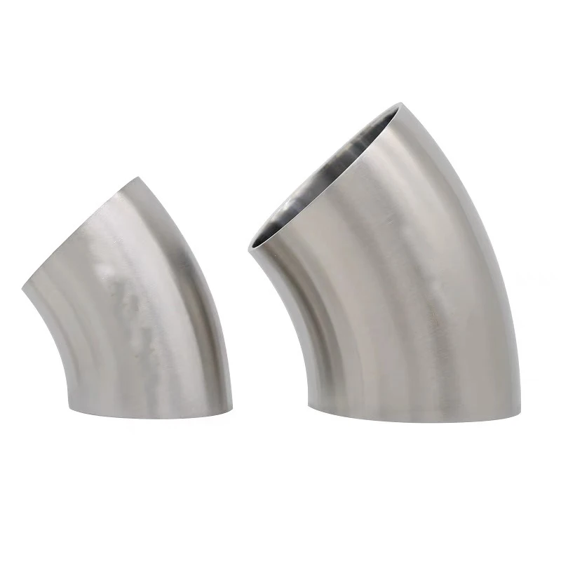 304 Stainless Steel 45 Degree Butt Weld Elbow Pipe 51mm 63mm 76mm - Image 2
