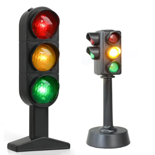 Traffic Light Toy Simulation Lamp Plastic Safety Ornament