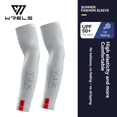 Breathable Ice Silk Arm Sleeves for Sun Protection Cycling