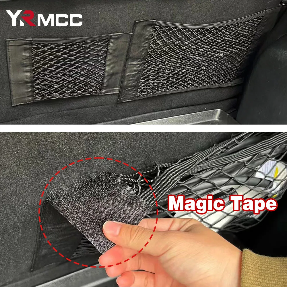 Universal Car Mesh Trunk Organizer Elastic Storage Net - Image 5