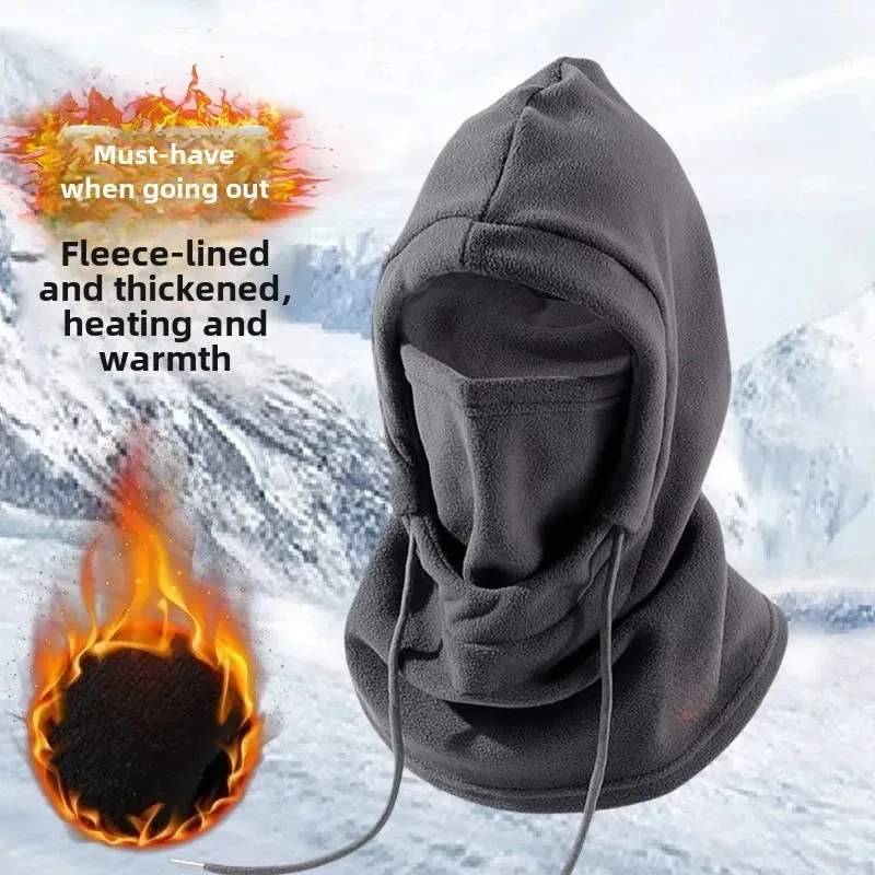 Windproof Balaclava Winter Hat 4-in-1 Face Cover Scarf - Image 5