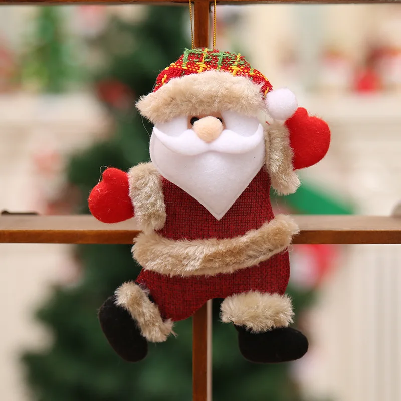 DIY Christmas Ornaments Santa Snowman Tree Pendant Set - Image 4