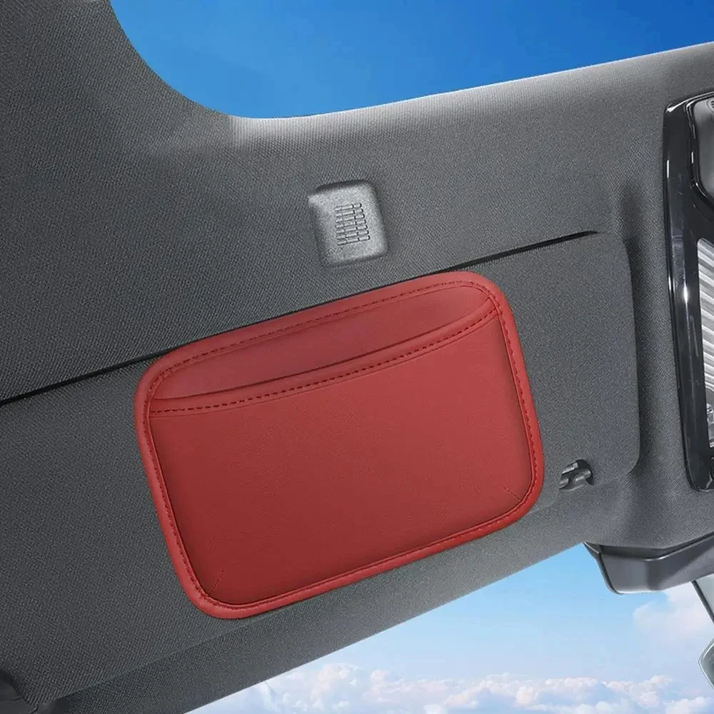 PU Leather Car Seat Side Pocket Organizer Storage Bag - Image 3