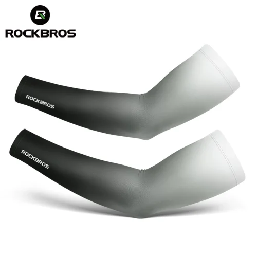 ROCKBROS UPF50+ Ice Silk Cycling Arm Sleeves UV Protection