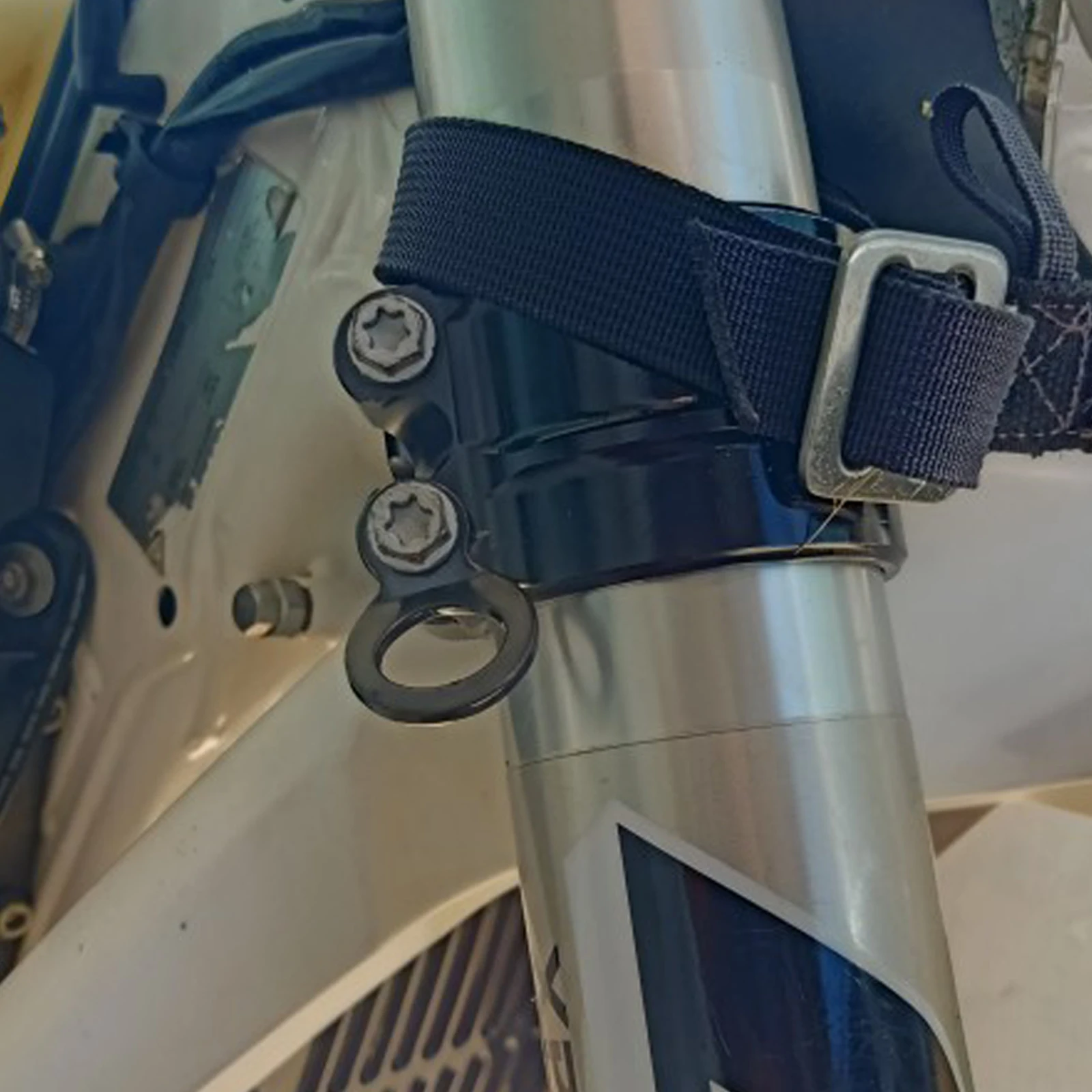 Stainless Steel Tie-Down Strap Rings for Motorcycle ATV UTV - Image 5