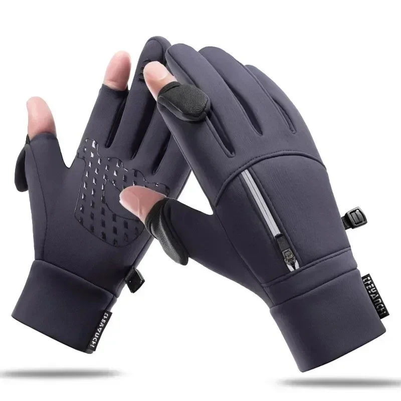 Waterproof Windproof 2 Finger Snowmobile Gloves for Men Women - Image 5