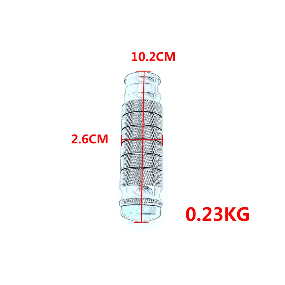 CNC Aluminium Motorcycle Rear Foot Rest Pegs M8 Universal - Image 2