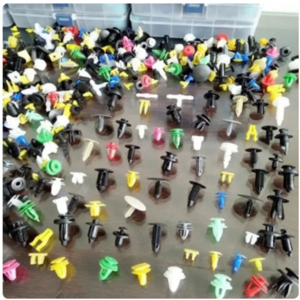 Universal Auto Fastener Clips 500Pcs ABS Car Rivets - Image 2