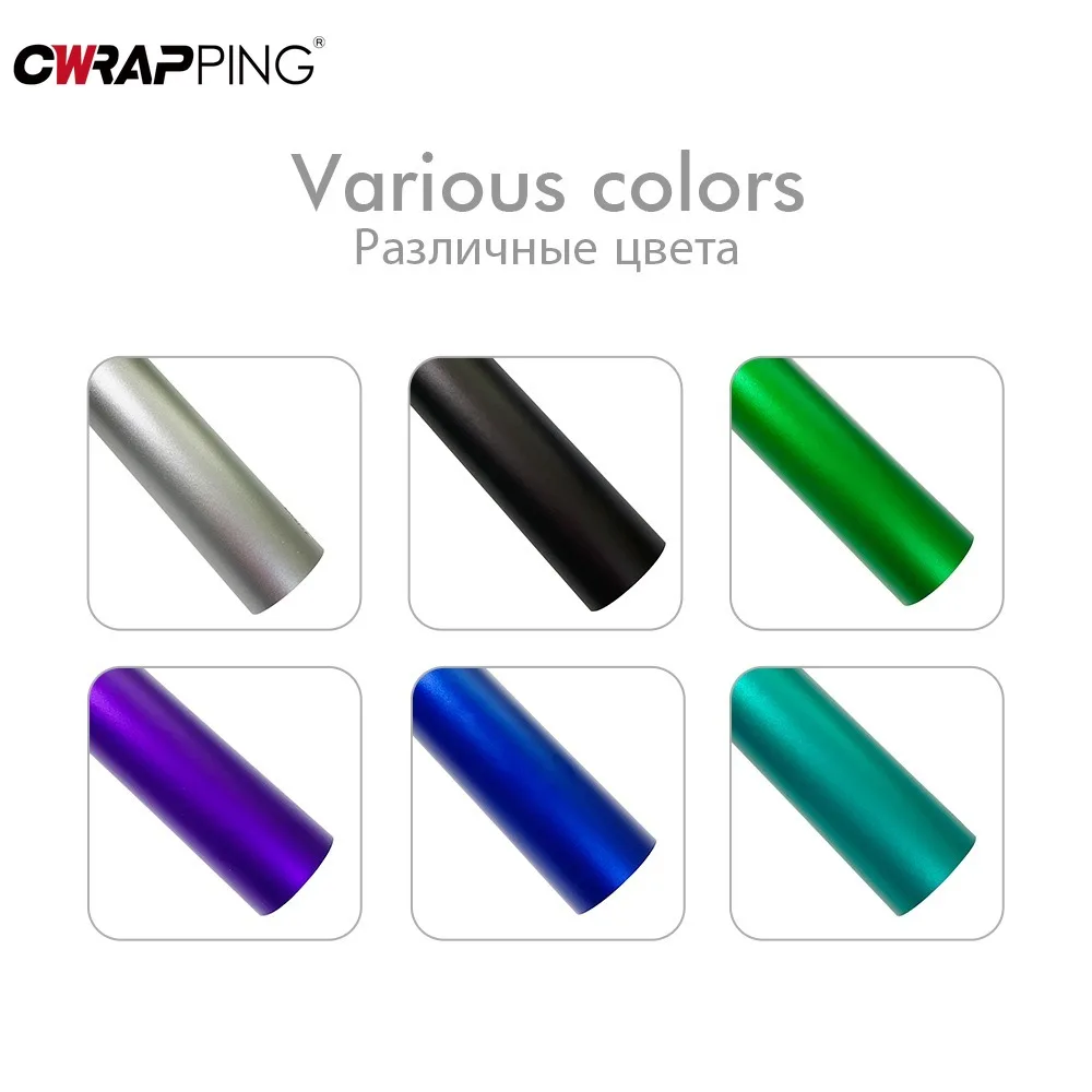 Matte Chrome Vinyl Car Wrap Film 30x50cm DIY Sticker - Image 5