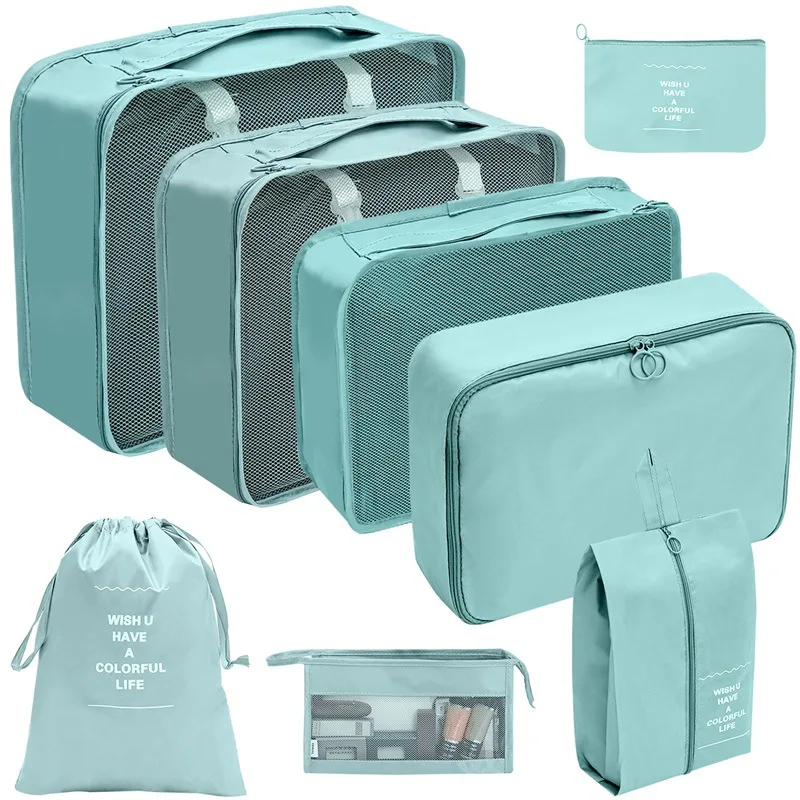 Portable Polyester Packing Cubes Travel Organizer Set 10 Pcs - Image 12