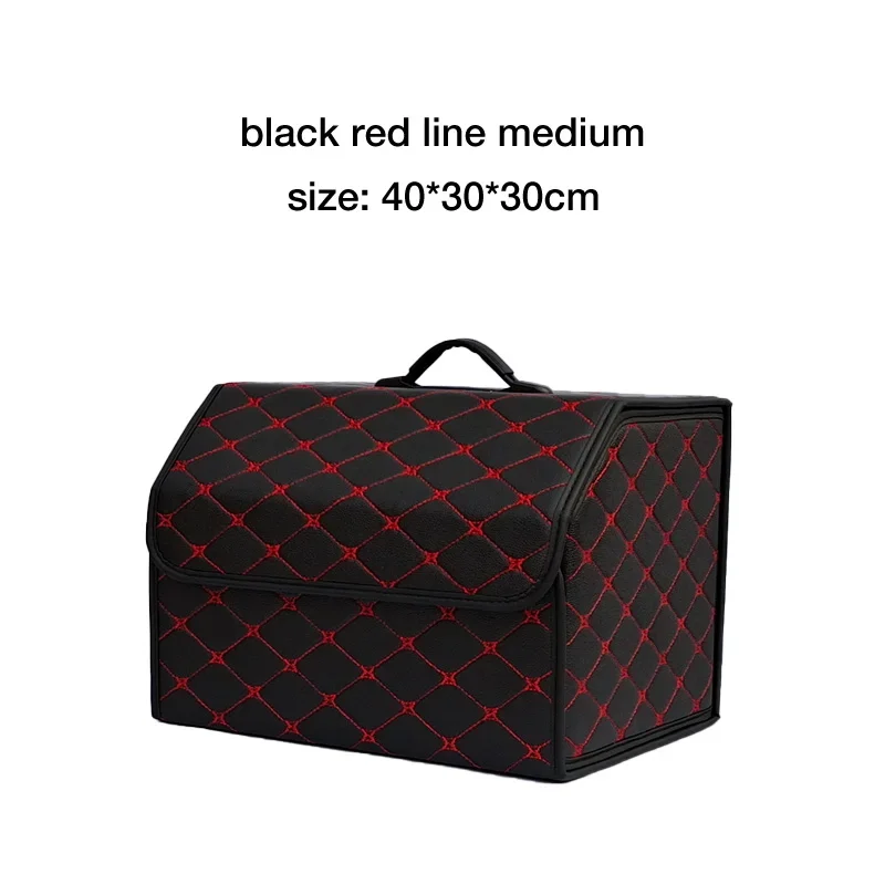 Large Capacity PU Leather Car Trunk Organizer Storage Bag - Image 10