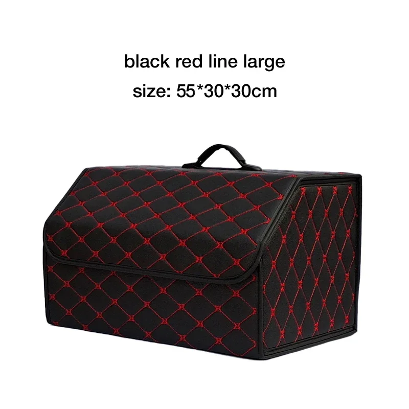 Large Capacity PU Leather Car Trunk Organizer Storage Bag - Image 11